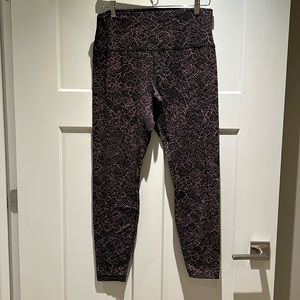 Lululemon Align Legging 28” Lacescape Spanish Rose